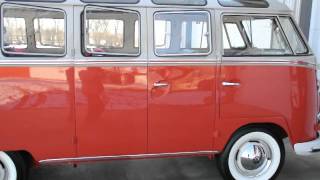 1962 Volkswagen Walk Thru 23 Window Microbus Deluxe Sunroof! Look!!!