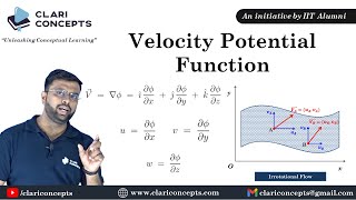 Velocity Potential Function explained with example | Hindi