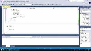 Multithreading in C++ with locks and condition variables (Visual Studio tutorial)