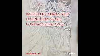 Imported Net Embroidery Work Chainna Materials