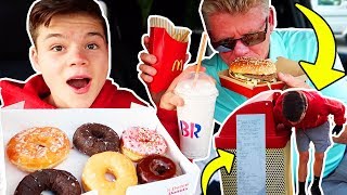 Letting TRASH CAN RECEIPTS Decide what I Eat!