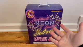 Brilliant Neon Select￼ Canister shells￼ 💥🧨 12pc ￼by phantom Brand Fireworks !! ￼