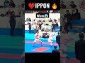 IPPON TIMING 🔥🔥 #karate #kumite #wkf #akf #speed #reactiontime #india #ippon #youtube #viral #shorts