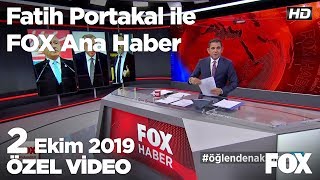 Meclis'te ilk söz düellosu! 2 Ekim 2019 Fatih Portakal ile FOX Ana Haber