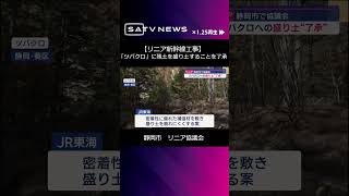 【リニア新幹線工事】「ツバクロ」に残土を盛り土することを了承　静岡市　リニア協議会