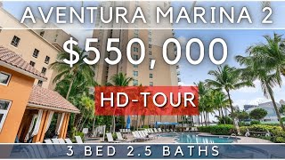 AVENTURA REAL ESTATE: 3 Bedroom Waterfront (HD TOUR) 💎3330 NE 190th St Aventura Marina II