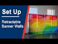 Retractable Banner Walls - Setup & Features (Tex Visions)