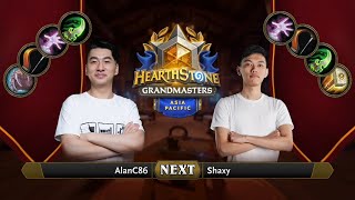 AlanC86 vs Shaxy | 2021 Hearthstone Grandmasters Asia-Pacific | Decider | Season 2 | Week 1