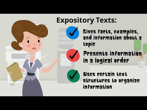 What is an expository text?