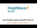 HeatWave GenAI for technical support applications