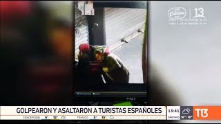 Registran robo y golpiza a turistas españoles en Santiago