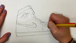 Sneaker Series: How to Draw a Jordan 1