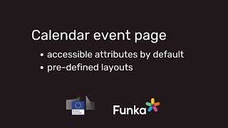 The calendar event page feature - We4Authors FEAT