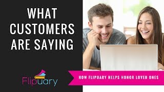What are People Saying about Flipuary- Online Flip-book Funeral Programs
