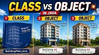 JAVA | Class, Object & Constructor (1 Video) | Stop Confusing OOP ❌