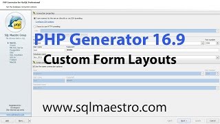 PHP Generator 16.9 new features. Part 4. Custom Form Layouts