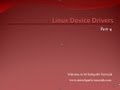 Linux_Device_Drivers_Part-4 : Linux Kernel Modules, User space and Kernel Space