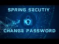 Spring security | Change password