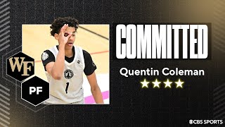 LIVE: 4-star SG Quentin Coleman Commits to Wake Forest | No. 11 Overall SG