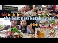 Nasi Kerabu/Nasi Campur/The Best/Cheap in JOHOR BAHRU MALAYSIA 🇲🇾 Masakan Pantai Timur CEK YAH😃😍