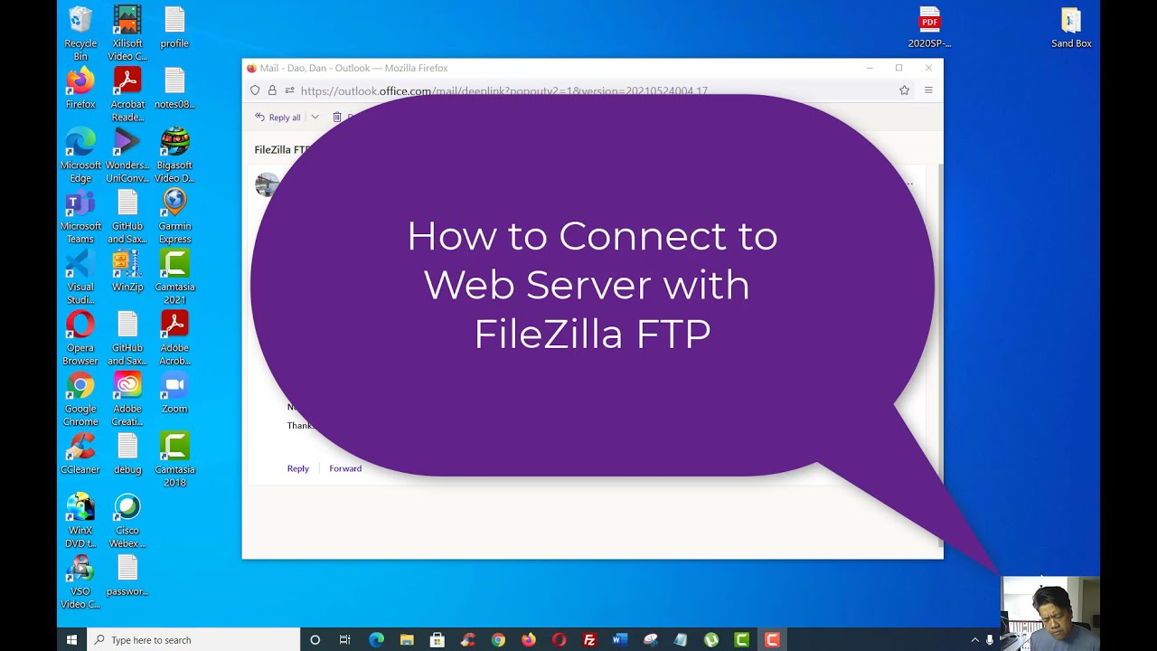 How To Connect Web Server With FileZilla FTP - Part 1 - YouTube