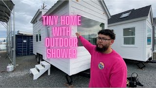 Pacifica Tiny Homes Shop Episode #4: 22x8 tiny home with exterior shower