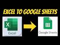 How To Convert Excel To Google Sheets