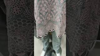 Nina Swiss Voil Embroidered With Chikankari Dress Unstitch PKR 3300 #beautiful #fashion #shorts