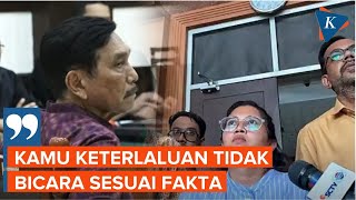 Pesan Luhut untuk Haris-Fatia Usai Jalani Sidang di PN Jaktim