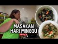 🔴 HARI MINGGU HARI MASAKAN KAMPUNG 🔗 TEKUYUNG SUNGAI SERAI BERLAWANAN CEMPEDAK SAYUR MIDIN