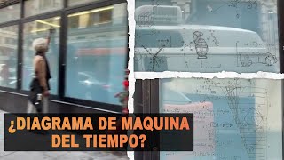 Misterioso hombre dibuja “máquina del tiempo” que deja intrigado a todo el mundo