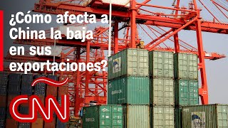 ¿Cómo impacta al comercio internacional la caída de las exportaciones en China?