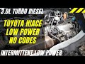 Toyota Hiace Low Power - intermittent concern - 3.0L Turbo Diesel