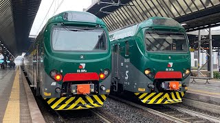 TRENI PASSEGGERI E MERCI in transito alla stazione di Milano Rogoredo!