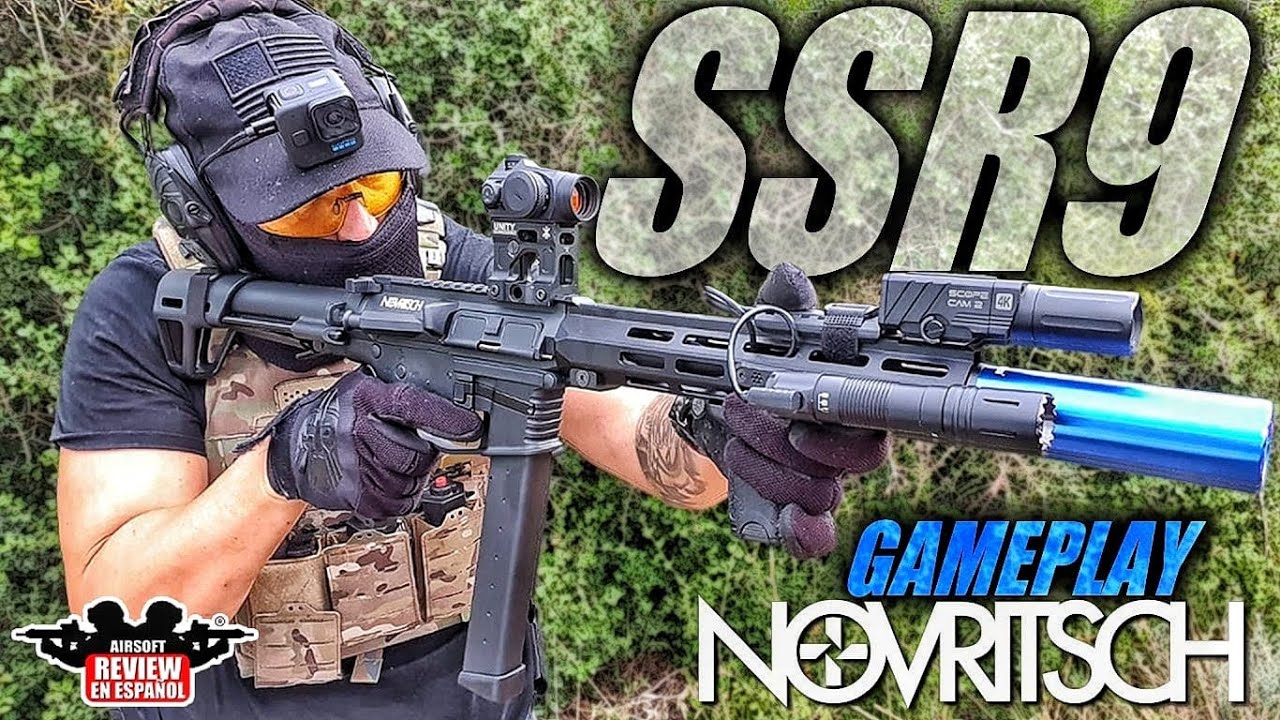 Ssr9 Novritsch Gameplay Airsoft Review En Español Youtube