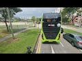 sbst volvo b9tl batch 3 voith sbs3882c service 117 m from opp blk 104b to sembawang int