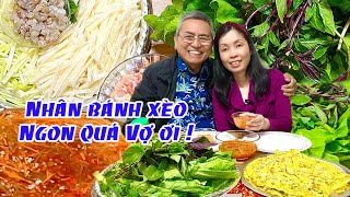 Chia sẻ công thức nhân bánh xèo thịt gà,có 102 của ngoại  ,ăn là nhớ mãi !