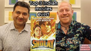Sholay (1975) Raj's top 3 Indian movies! (Amitabh Bachchan, Dharmendra, Sanjeev Kumar, Amjad Khan)