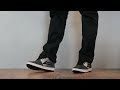 LAKAI BRIGHTON BLACK/GRADIENT SUEDE ON FEET