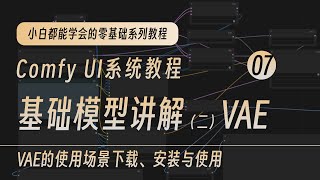 ComfyUI基础教程系列 | VAE大模型的下载安装与使用｜VAE下载渠道讲解与解析stable diffusion AI绘图入门系列教程