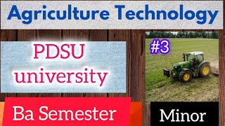 Agriculture technology Ba 3rd semester