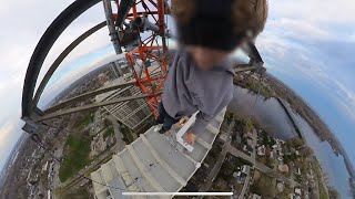 Climbing the tallest Spire in Laval