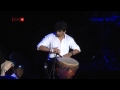 Sonu Nigam playing drums in Leicester