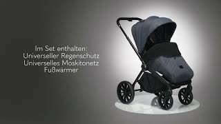 Lionelo Mika Plus 3 in 1 - Multifunktionaler Kinderwagen