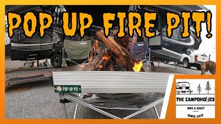 Fireside Outdoor Pop Up Pit - Portable Campfire Pop Up Fire Pit!🔥