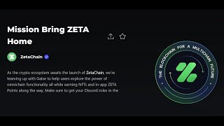 给大家做了一个zeta的任务教程视频，分享下ZETAChain的交互任务，领取银河Galxe的成就NFT徽章，zeta后面大概率有空投