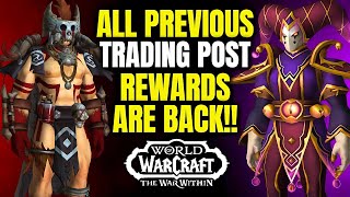 ALL PREVIOUS Trading Post Rewards ARE BACK 25%-75% CHEAPER?! February Trading Post Rewards Overview