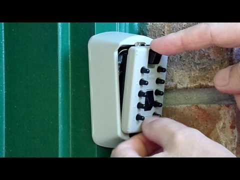 How To Open & Close a Wall Mounted Lockbox How To Open & Close a Wall Mounted Lockbox
