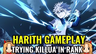 Trying Killua Hunter x Hunter Skin sa Rank Game | Harith Gameplay