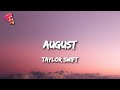 Taylor swift - August